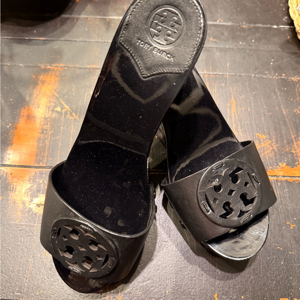 Tory Burch Black Women's Slide Sandals Eloise